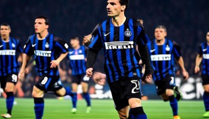 国际米兰2-1险胜巴黎圣日耳曼，欧冠夺冠历史性胜利